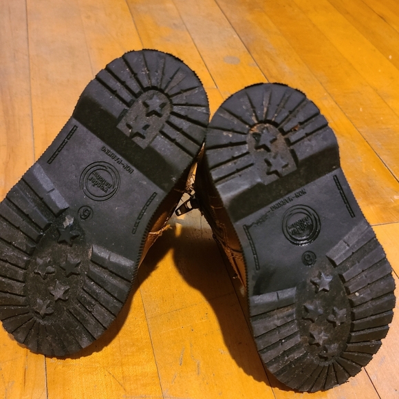 Brown and Black Kids Boots - Picture 7 of 7